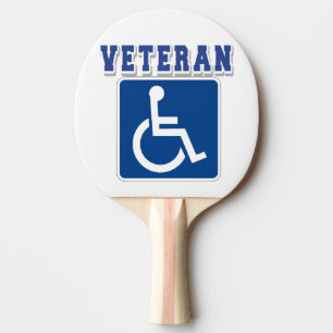 Pala De Ping Pong Veterano discapacitado