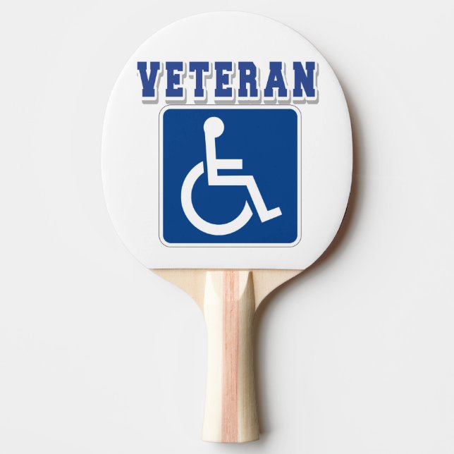 Pala De Ping Pong Veterano discapacitado (Anverso)