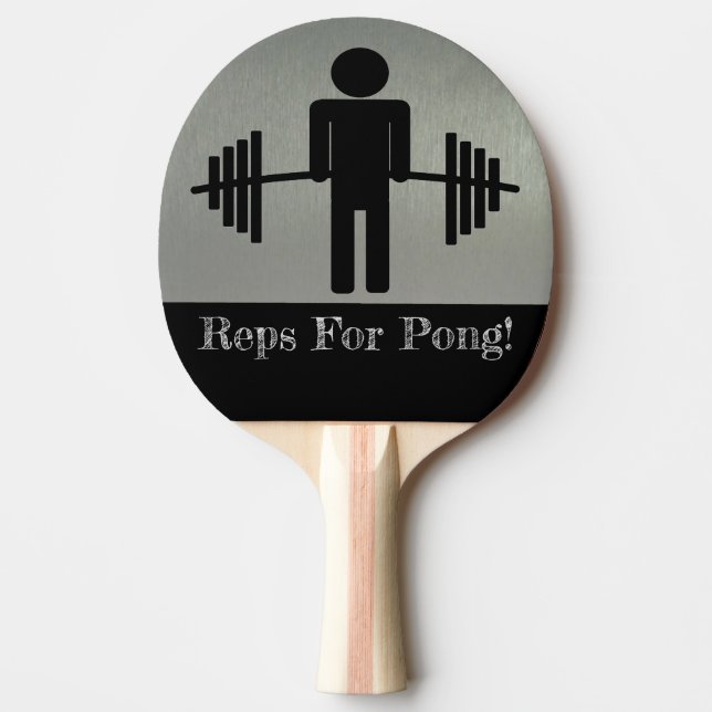 Pala De Ping Pong Viajantes para la paleta del deporte del Barbell (Anverso)