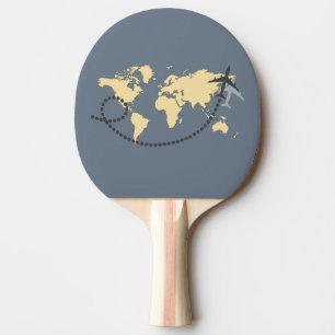 Pala De Ping Pong Viajemos por el ilustracion mundial