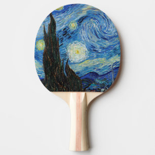 Pala De Ping Pong Vicent Van Gogh Starry Night Vintage Bella Artes