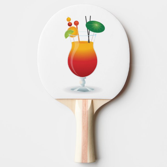 PALA DE PING PONG VIDRIO DE COCKTAIL (Anverso)