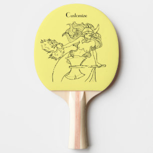 Pala De Ping Pong Viking Mermaid Warrior Thunder_Cove