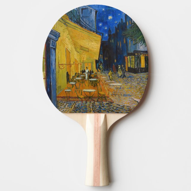 Pala De Ping Pong Vincent van Gogh - Cafe Terrace de noche (Anverso)
