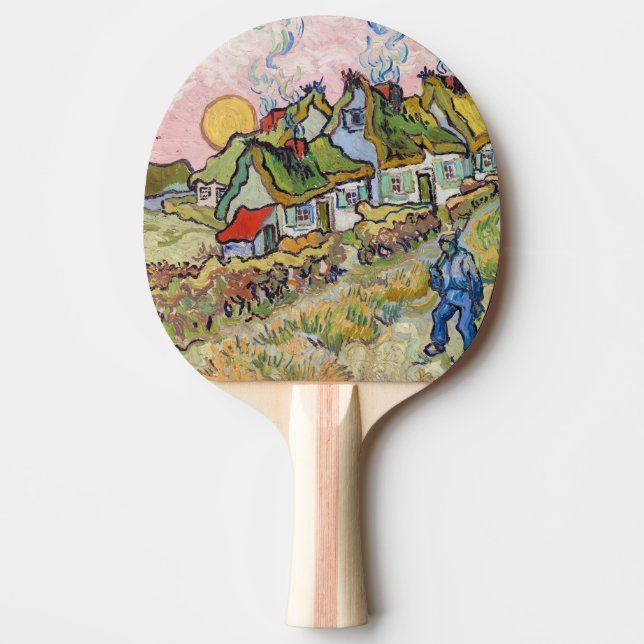 Pala De Ping Pong Vincent van Gogh - Casas y Figura (Anverso)