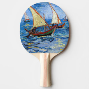 Pala De Ping Pong Vincent van Gogh - El paisaje marino de Saintes-Ma