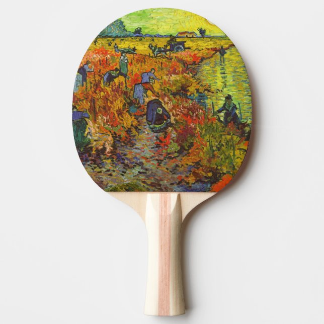 Pala De Ping Pong Vincent van Gogh - El Viñedo Rojo (Anverso)