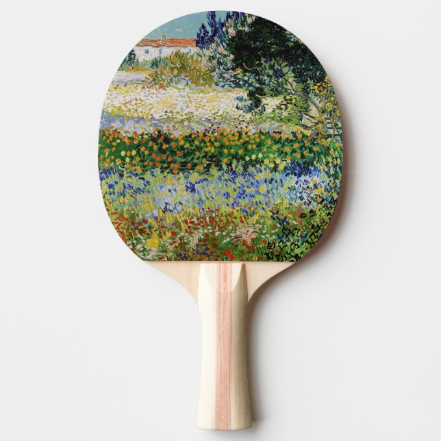 Pala De Ping Pong Vincent van Gogh - Jardín de flores (Anverso)