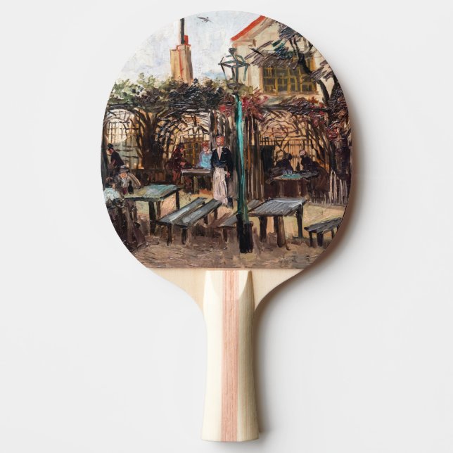 Pala De Ping Pong Vincent Van Gogh - La Guinguette en Montmartre (Anverso)