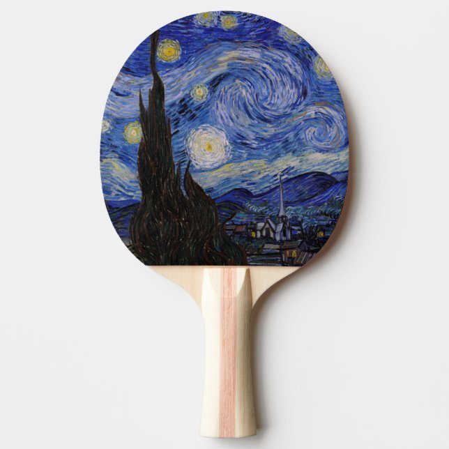 Pala De Ping Pong Vincent Van Gogh - La noche estrellada (Anverso)