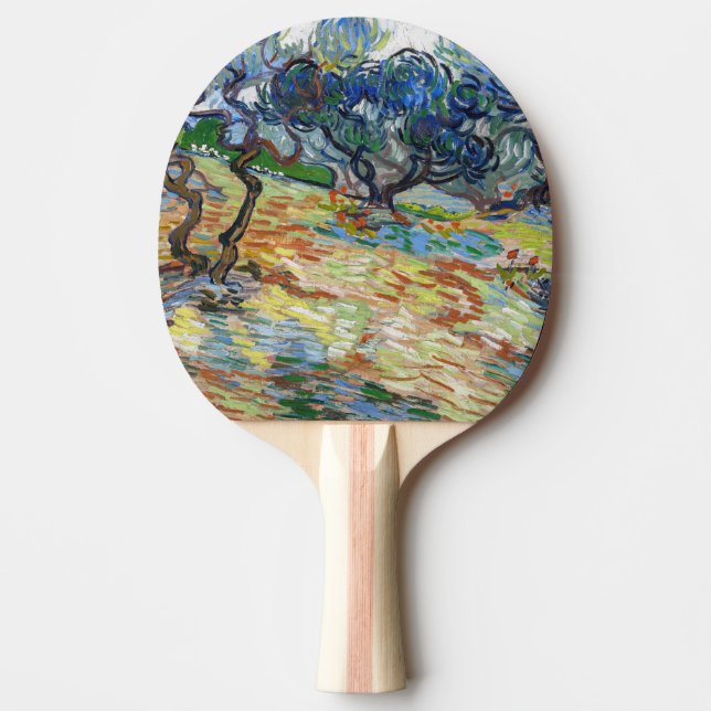 Pala De Ping Pong Vincent van Gogh - Olivos: Cielo azul brillante (Anverso)