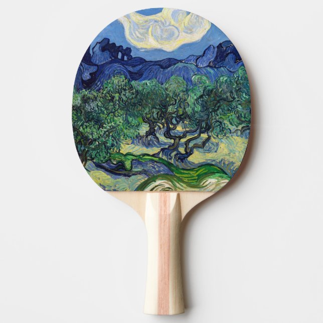 Pala De Ping Pong Vincent van Gogh - Olivos con los Alpilles (Anverso)