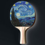 Pala De Ping Pong Vincent Van Gogh Starry Night Vintage Bella Artes<br><div class="desc">Vincent Van Gogh Starry Night Vintage Bella Artes Ping Pong Paddle</div>