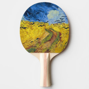 Pala De Ping Pong Vincent van Gogh - Wheatfield con cuervos
