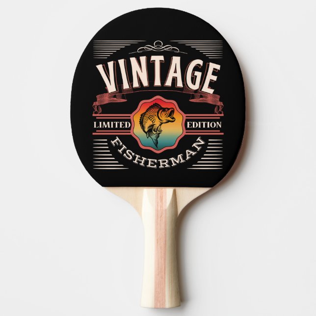 PALA DE PING PONG VINTAGE FISHERMAN LIMITED EDITION (Anverso)