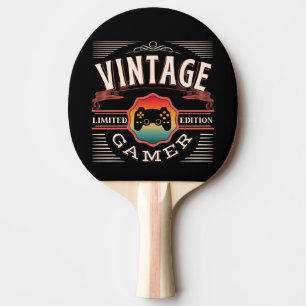 PALA DE PING PONG VINTAGE GAMER LIMITED EDITION