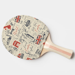 Pala De Ping Pong Vintage London Ping Pong Paddle