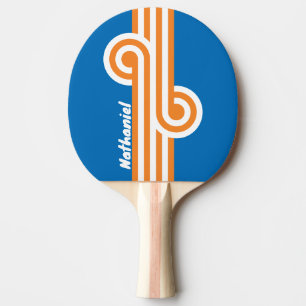 Pala De Ping Pong Vintage New Amsterdam Stripe Loop con nombre