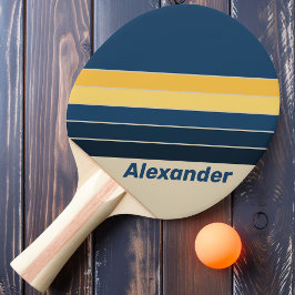 Pala De Ping Pong Vintage Sport Beach Sand Strin con nombre