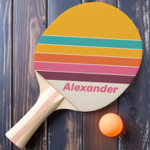 Vintage Sport Candy Rainbow Strin con nombre