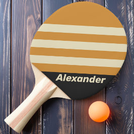 Pala De Ping Pong Vintage Sport Golden Horizon Striizon con nombre