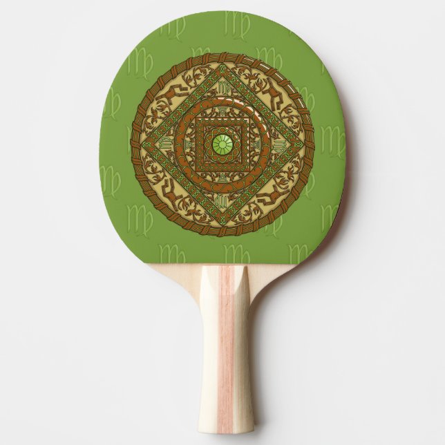 Pala De Ping Pong Virgo Mandala Ping Pong Paddle (Anverso)