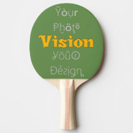 Pala De Ping Pong Visión Su Diseño Crea Su Propio