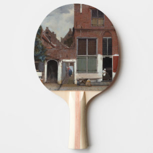 Pala De Ping Pong Vista de casas en Delft por Johannes Vermeer