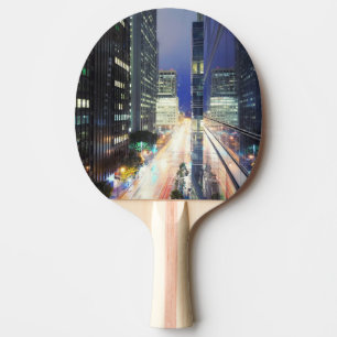 Pala De Ping Pong Vista de los edificios de oficina del distrito