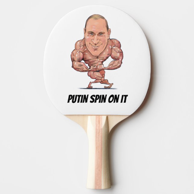 Pala De Ping Pong Vuelta de Putin en ella (Anverso)