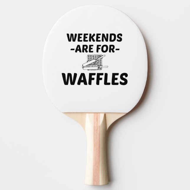 PALA DE PING PONG WAFFLE WEEKEND (Anverso)