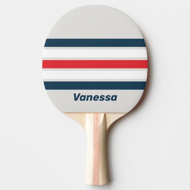 Pala De Ping Pong Warbird Across Striping with Name (Anverso)