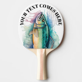 Pala De Ping Pong Watercolor Series: Bass