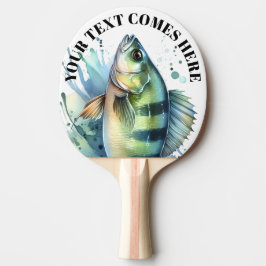 Pala De Ping Pong Watercolor Series: Perch