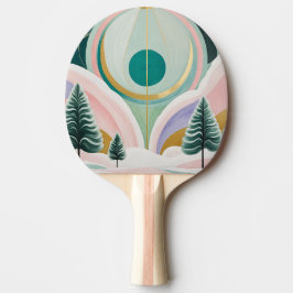 Pala De Ping Pong Whimsical Winter Dreamscape