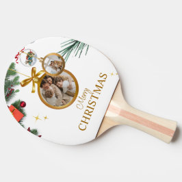 Pala De Ping Pong White Modern Merry Christmas Ping pong paddles