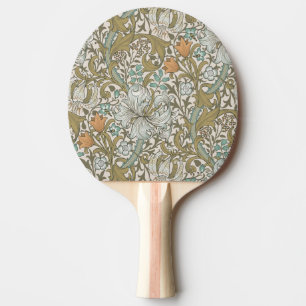 Pala De Ping Pong William Morris Golden Lily Blue Gold