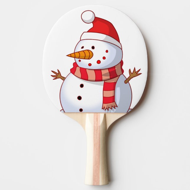 PALA DE PING PONG WINTER SNOWMAN (Anverso)
