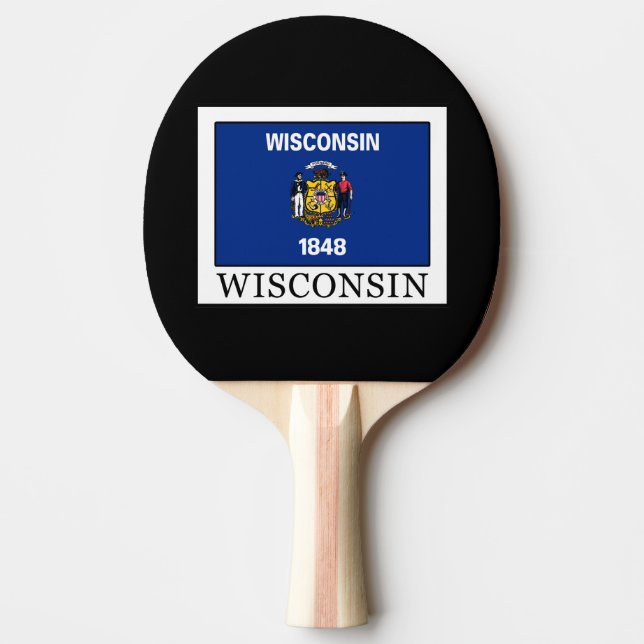 Pala De Ping Pong Wisconsin (Anverso)