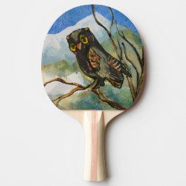 Pala De Ping Pong Wise Old Owl