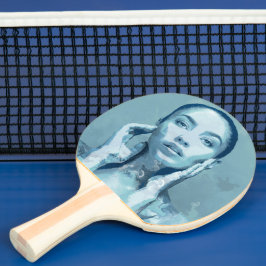 Pala De Ping Pong "Woman in Blue"