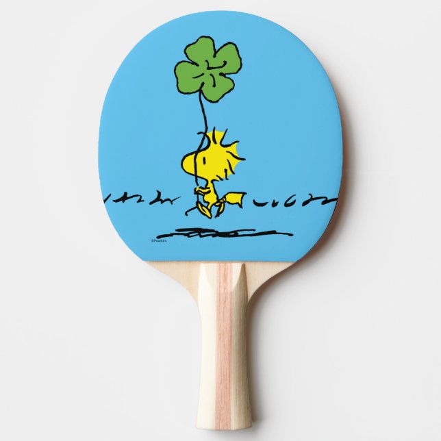 Pala De Ping Pong Woodstock cargando Shamrock (Anverso)