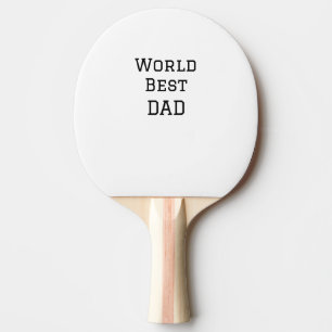 Pala De Ping Pong World best DAD PADRE añadir nombre de texto deport