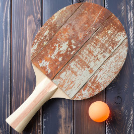 Pala De Ping Pong Worn Barn Wood