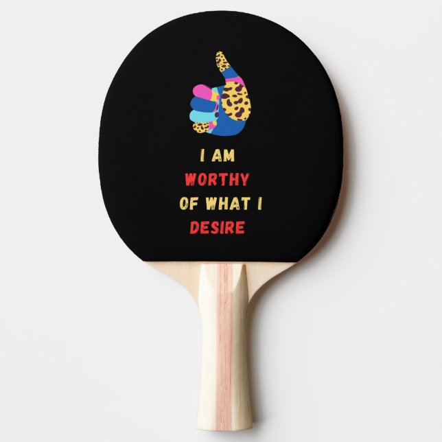 Pala De Ping Pong Worthy Ping Pong Paddle (Anverso)