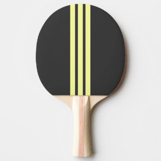 Pala De Ping Pong Yellow Sport Stripe Ping Pong Paddle