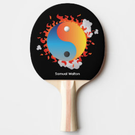 Pala De Ping Pong Ying Yang personalizado, símbolo del taoísmo Zen, 