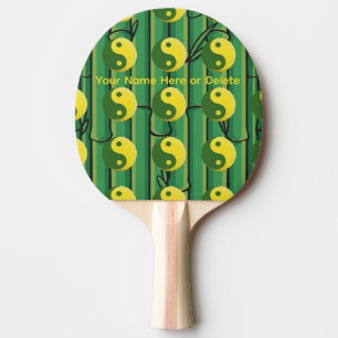 Pala De Ping Pong Zen, Orgánico, Bambú, Bolas de Tenis de Mesa Ying