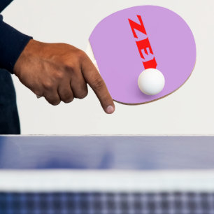 Pala De Ping Pong Zen red lilac ping pong paddle