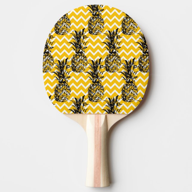 Pala De Ping Pong Zigzags de piña (Anverso)
